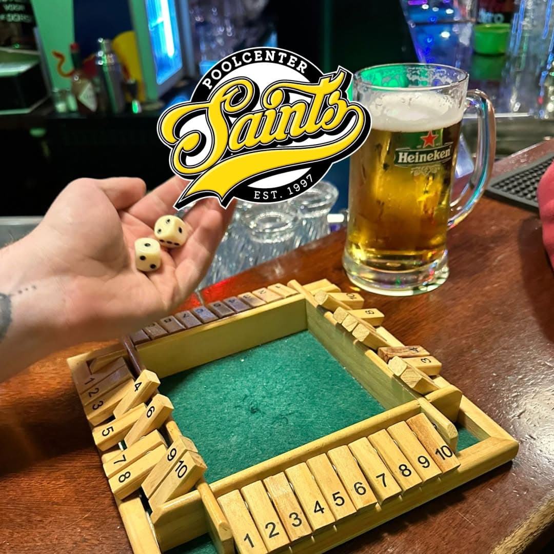 Tafelspellen en een koud biertje aan de bar